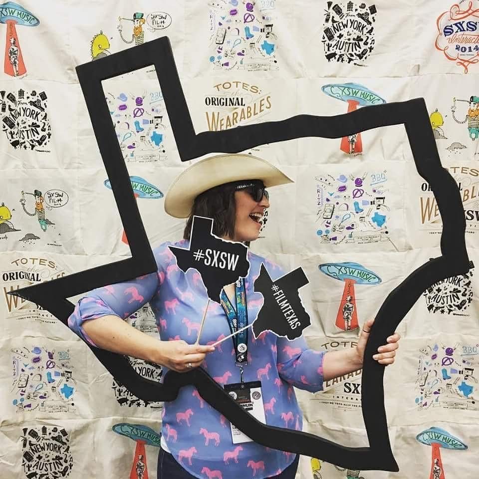 Texas-shaped event photo prop